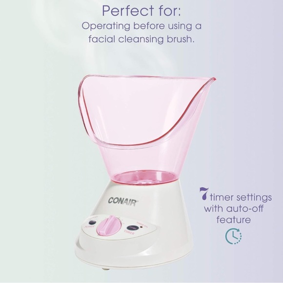 Conair True Glow Women’s Warm Steam Moisturizing Mist Facial Care Sauna System - Picture 5 of 10